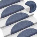 vidaXL Trapmatten zelfklevend 5 st 56x17x3 cm naaldvilt blauw