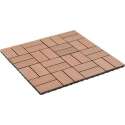 vidaXL 22 st Terrastegels 30x30 cm 2 m² HKC bruin