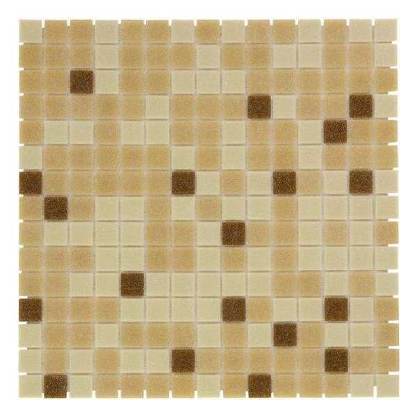 1,04m² - Mozaiek Tegels - Amsterdam Vierkant Bruin Mix 2x2