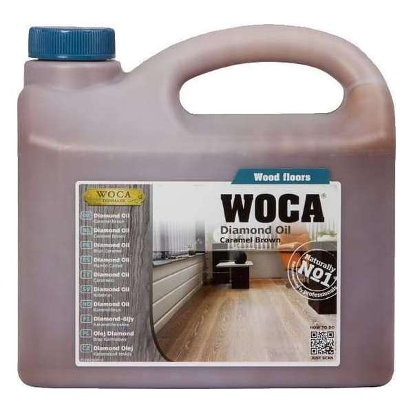 WOCA Diamond Oil Caramel Brown - 2,5 liter WOCA Diamond Oil Caramel Brown - 2,5 liter