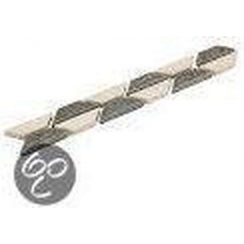 Listello Trapesium bruno 3,2x23,5 cm -  Bruin Prijs per 1 stuk.