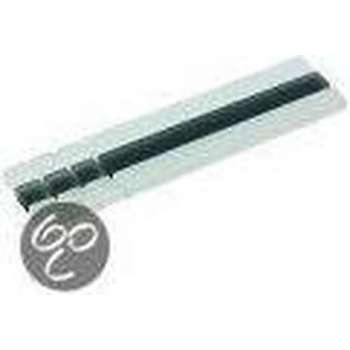 Listello Stick mozaiek wit/zwart 4,8x19,5 cm -  Mix Prijs per 1 stuk.