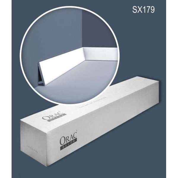 Orac Decor SX179 MODERN DIAGONAL 1 doos 20 stukken Plinte 40 m Orac Decor SX179 MODERN DIAGONAL 1 doos 20 stukken Plinte 40 m