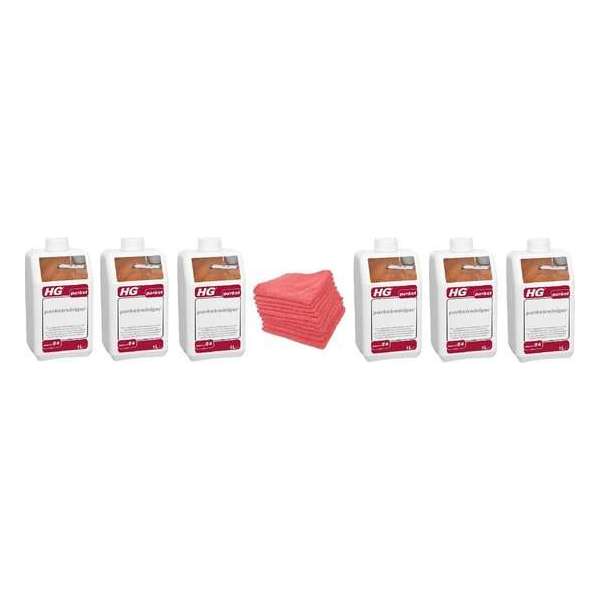 HG parketreiniger (HG product 54) Doos 6 Stuks + 10 Microvezeldoeken