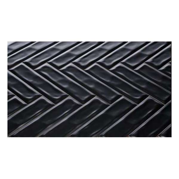 Ossido Mat Zwart | Wandtegel | 7,5×30 Ossido Mat Zwart | Wandtegel | 7,5×30