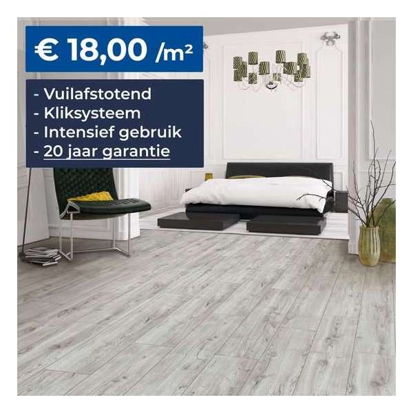 HDM Homebrand XL Laminaat - Chicago - Vloer - Kliksysteem – Embossed - 8mm – 20 Jaar Garantie HDM Homebrand XL Laminaat - Chicago - Vloer - Kliksysteem – Embossed - 8mm – 20 Jaar Garantie