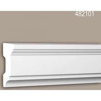 Raamrichel Profhome 482101 Exterieur lijstwerk Raamomlijsting Gevelelement neo-classicisme stijl wit 2 m