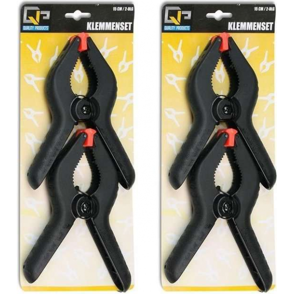 16x stuks Hobby lijmklemmen/veerklemmen 15 cm - Hobby/klusbenodigdheden - Marktkraamklemmen 16x stuks Hobby lijmklemmen/veerklemmen 15 cm - Hobby/klusbenodigdheden - Marktkraamklemmen
