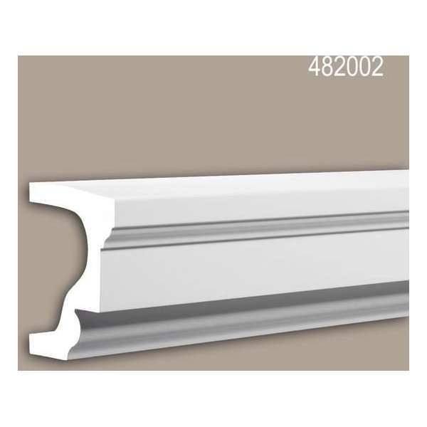 Raamrichel Profhome 482002 Exterieur lijstwerk Gevelelement Sierelement neo-classicisme stijl wit 2 m Raamrichel Profhome 482002 Exterieur lijstwerk Gevelelement Sierelement neo-classicisme stijl wit 2 m