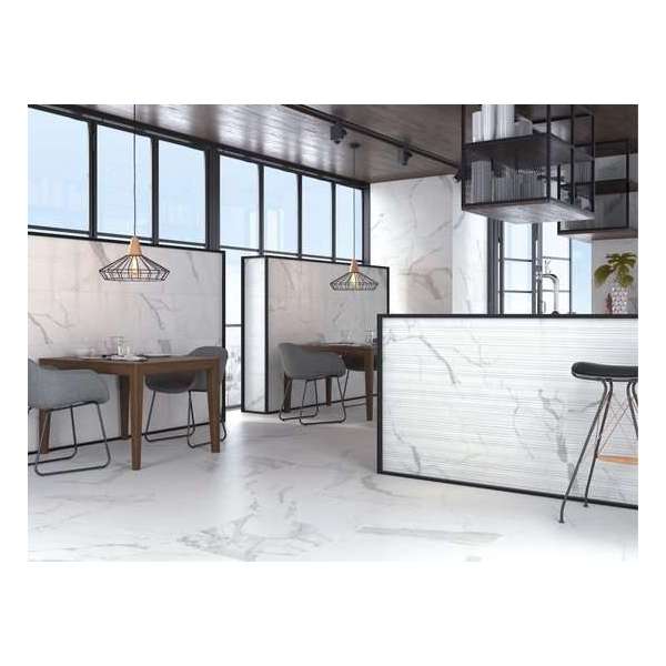 1,44m² - wandtegels Statuario Mat 40x120 rett 1,44m² - wandtegels Statuario Mat 40x120 rett