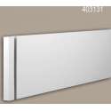 Eindelement Profhome 403131 Exterieur lijstwerk Sierelement Gevelelement modern design wit