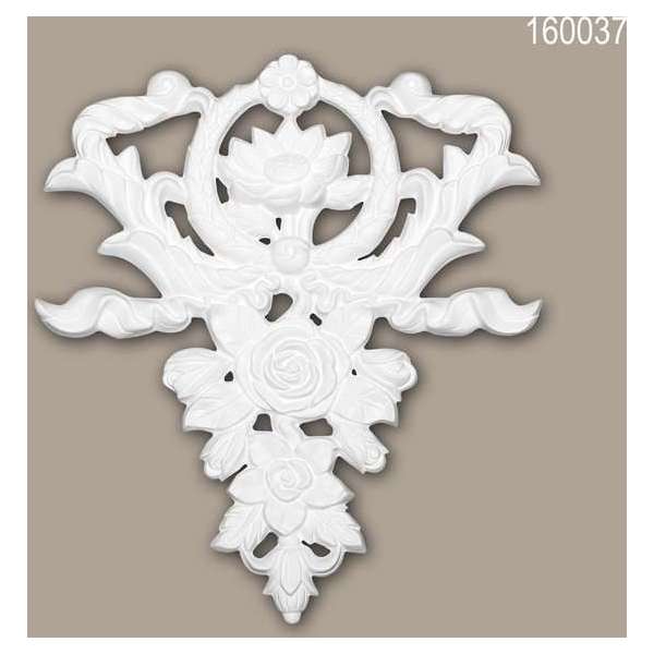 Decorative element 160037 Profhome rococo barok stijl wit Decorative element 160037 Profhome rococo barok stijl wit