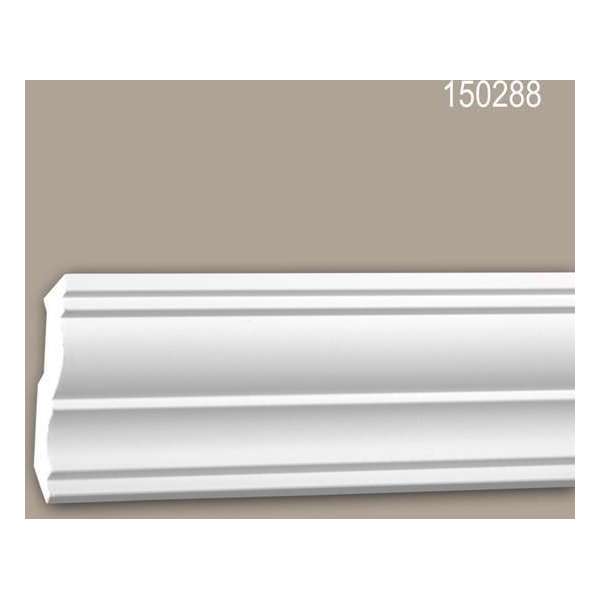 Kroonlijst 150288 Profhome Sierlijst Lijstwerk neo-classicisme stijl wit 2 m Kroonlijst 150288 Profhome Sierlijst Lijstwerk neo-classicisme stijl wit 2 m