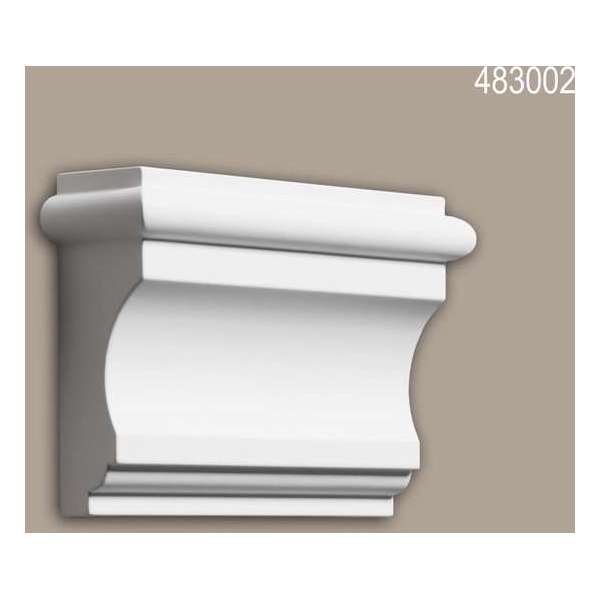 Console Profhome 483002 Exterieur lijstwerk Sierelement Gevelelement neo-classicisme stijl wit Console Profhome 483002 Exterieur lijstwerk Sierelement Gevelelement neo-classicisme stijl wit