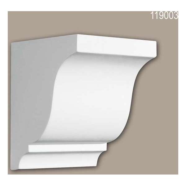 Console 119003 Profhome Sierelement Dorische stijl wit Console 119003 Profhome Sierelement Dorische stijl wit