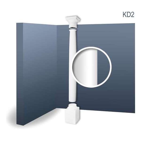 Volle Zuil compleet set Origineel Orac Decor KD2 LUXXUS Hoogwaardig driedelig set sokkel schacht kapiteel 2.88 m Volle Zuil compleet set Origineel Orac Decor KD2 LUXXUS Hoogwaardig driedelig set sokkel schacht kapiteel 2.88 m