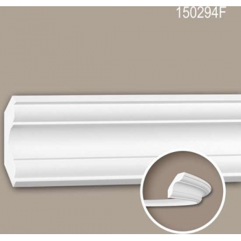 Kroonlijst 150294F Profhome Lijstwerk flexibele lijst Sierlijst neo-classicisme stijl wit 2 m