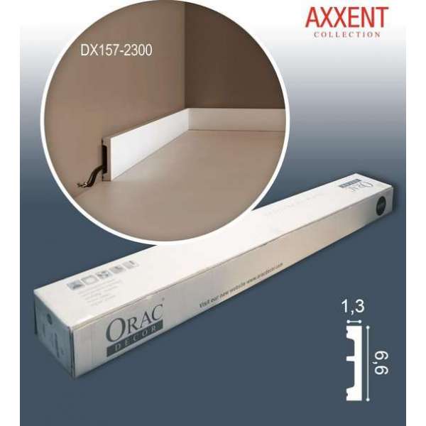 1 doos 27 Deuromlijstingen Origineel Orac Decor DX157-2300 AXXENT Multifunctionele profielen Wandlijsten Plinten 62.1 m 1 doos 27 Deuromlijstingen Origineel Orac Decor DX157-2300 AXXENT Multifunctionele profielen Wandlijsten Plinten 62.1 m