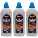 3 x 1.5L tecur noble parket en planken vloeronderhoud, parketreiniger, onderhoud