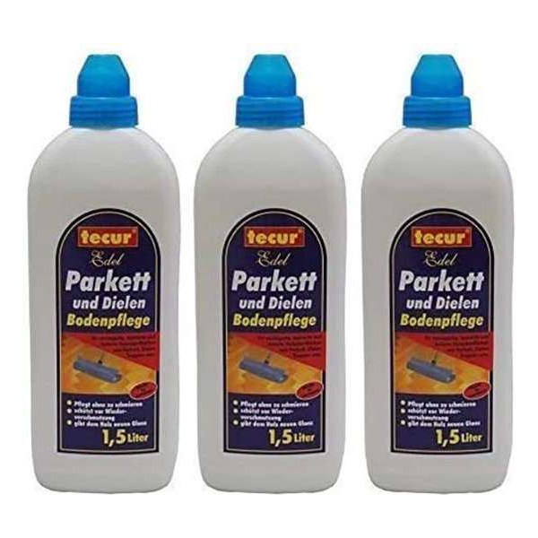 3 x 1.5L tecur noble parket en planken vloeronderhoud, parketreiniger, onderhoud 3 x 1.5L tecur noble parket en planken vloeronderhoud, parketreiniger, onderhoud