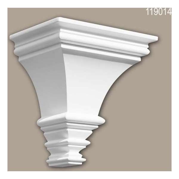 Console 119014 Profhome Sierelement Dorische stijl wit Console 119014 Profhome Sierelement Dorische stijl wit