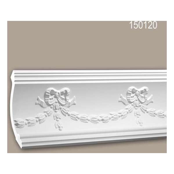 Kroonlijst 150120 Profhome Sierlijst Lijstwerk neo-empire stijl wit 2 m Kroonlijst 150120 Profhome Sierlijst Lijstwerk neo-empire stijl wit 2 m