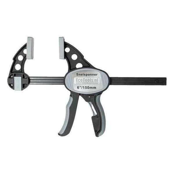 Lijmklem - Klemkracht 150 KG - 30 x 6,5 cm - Spannen en Spreiden - Veilig Snel Comfortabel - Ergonomische Handgreep Lijmklem - Klemkracht 150 KG - 30 x 6,5 cm - Spannen en Spreiden - Veilig Snel Comfortabel - Ergonomische Handgreep