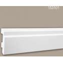 Plint 153101 Profhome Lijstwerk Sierlijst modern design wit 2 m