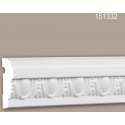 Wandlijst 151332 Profhome Lijstwerk Sierlijst neo-classicisme stijl wit 2 m