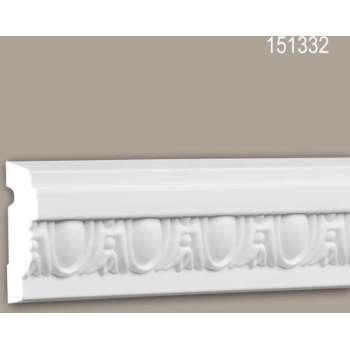 Wandlijst 151332 Profhome Lijstwerk Sierlijst neo-classicisme stijl wit 2 m