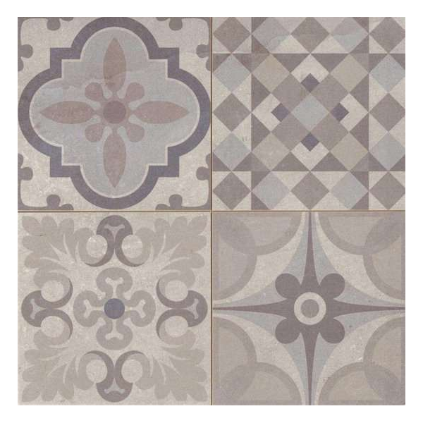 1.37m² - Vloer- en Wandtegels Skyros Gris Decor - 44,2x44,2 cm 1.37m² - Vloer- en Wandtegels Skyros Gris Decor - 44,2x44,2 cm