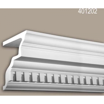 Kroonlijst Profhome 401202 Gevel profiel Sierlijst Lijstwerk tijdeloos klassieke stijl wit 2 m
