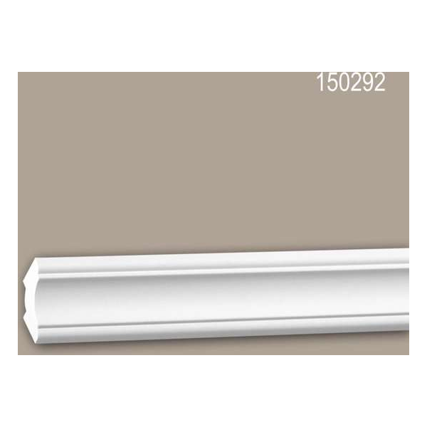 Kroonlijst 150292 Profhome Sierlijst Lijstwerk neo-classicisme stijl wit 2 m Kroonlijst 150292 Profhome Sierlijst Lijstwerk neo-classicisme stijl wit 2 m