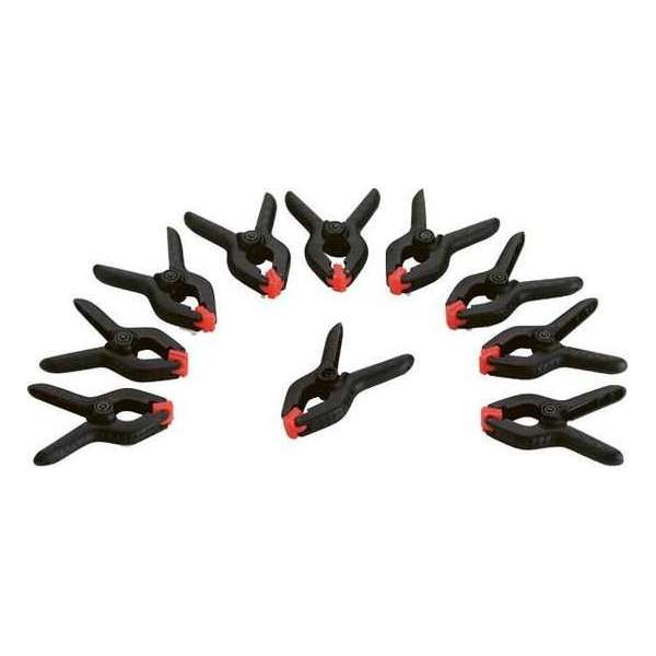 Westfalia Micro klemmenset, 10 stuks, 63 mm Westfalia Micro klemmenset, 10 stuks, 63 mm