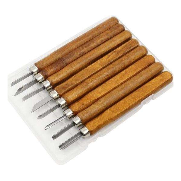 Houtbewerking set 8 delig - Houtsnijmes - Houtbewerking gereedschap - Houtsnijset - Wood carving - Houtsnijden - Houtbeitelset Houtbewerking set 8 delig - Houtsnijmes - Houtbewerking gereedschap - Houtsnijset - Wood carving - Houtsnijden - Houtbeitelset