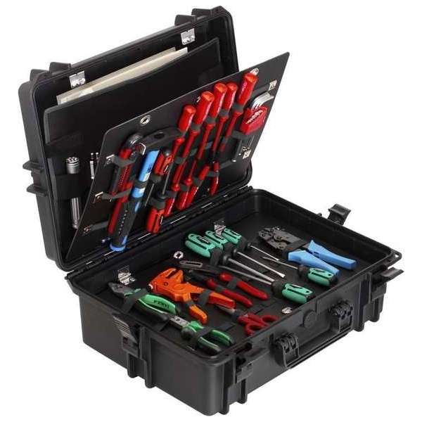 MAX 505PU Waterdichte koffer zwart met gereedschapsinlay binnenmaten 50,0 x 35,0 x 18,9 cm MAX 505PU Waterdichte koffer zwart met gereedschapsinlay binnenmaten 50,0 x 35,0 x 18,9 cm