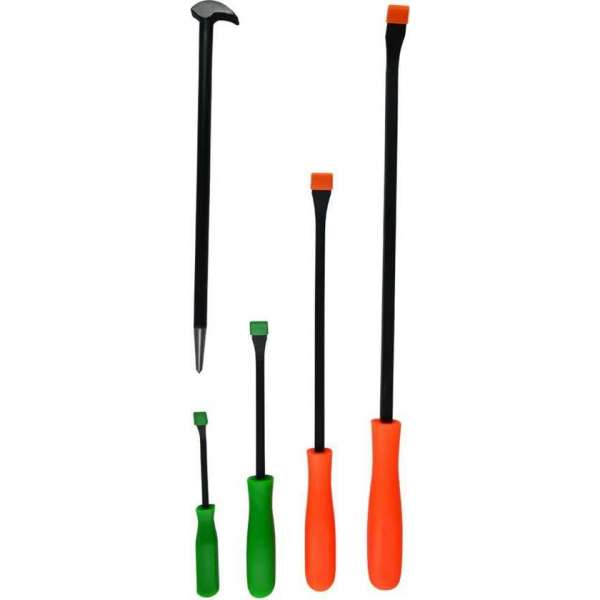 JBM Tools | Breekijzer set 5-Delig | Koevoet " Metalen hendels met handvat | JBM Tools | Breekijzer set 5-Delig | Koevoet " Metalen hendels met handvat |