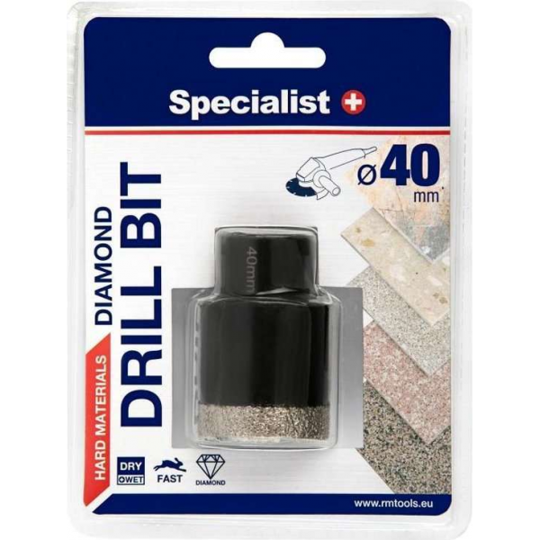Diamant tegelboor 45 mm Droog / Nat (M14) '' Specialist+'' Diamant tegelboor 45 mm Droog / Nat (M14) '' Specialist+''