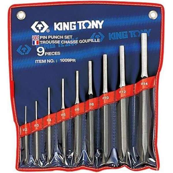 KING TONY 9DLG SPILDOORSLAGENSET 2-14MM KING TONY 9DLG SPILDOORSLAGENSET 2-14MM
