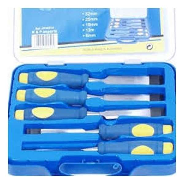 Toolwelle Beitel Prof. Beitelset (hout) 5 delig in koffer Toolwelle Beitel Prof. Beitelset (hout) 5 delig in koffer
