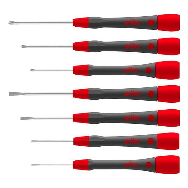 Wiha 260PK701 PicoFinish 7-delige FijnSchroevendraaierset - SL/PH Wiha 260PK701 PicoFinish 7-delige FijnSchroevendraaierset - SL/PH