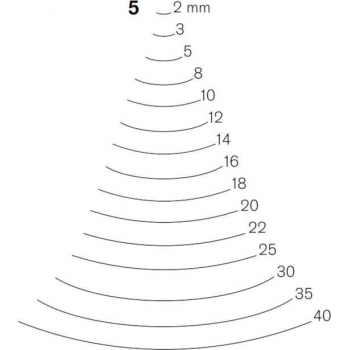 Pfeil 5 / 2 mm - Rechte guts