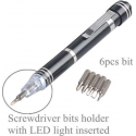 Schroevendraaier bit set 6 delig - Telefoon - Laptops - Computers - LED verlichting