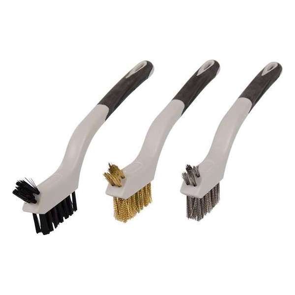 Silverline 617623 3 Delige mini staalborstel set Silverline 617623 3 Delige mini staalborstel set