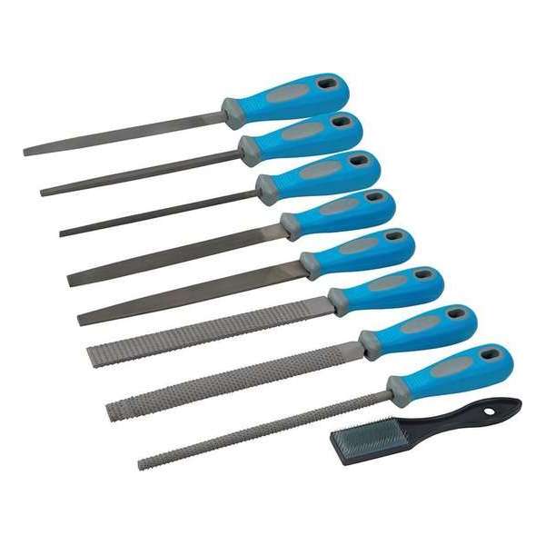 Silverline 9-delige vijl en rasp set