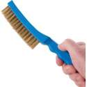 Silverline Messing Borstel met Plastic Handvat 4 Rijen