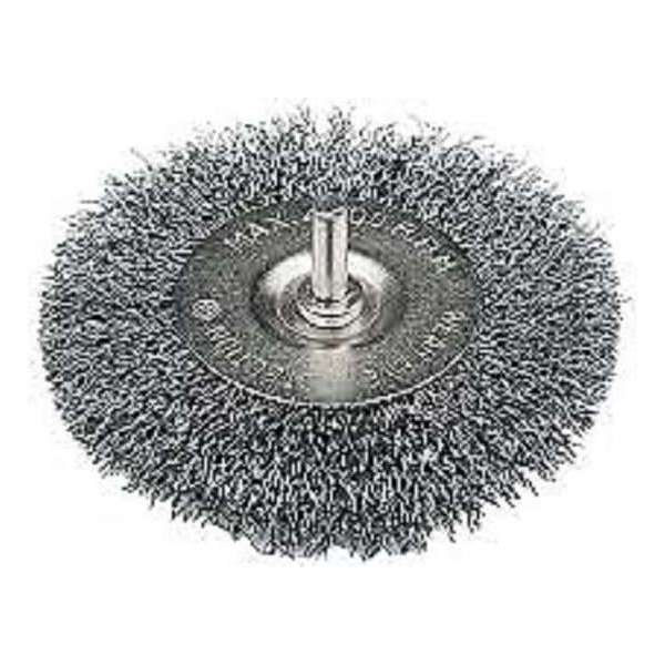 Ronde Borstel Gegolfd Staaldraad 60mm Ronde Borstel Gegolfd Staaldraad 60mm