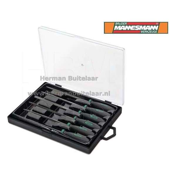 Mannesmann 6 Delige Sleutelvijlenset 61010 Mannesmann 6 Delige Sleutelvijlenset 61010