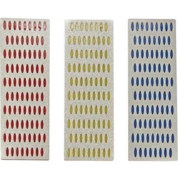 Toolland Wetsteen Diamant 15,4 X 5,2 Cm Grijs 3 Stuks