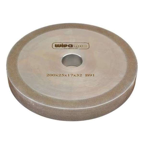 WIVAMAC CBN Grinding Wheel ⌀200 x 25 mm - Axle Hole ⌀32 mm WIVAMAC CBN Grinding Wheel ⌀200 x 25 mm - Axle Hole ⌀32 mm
